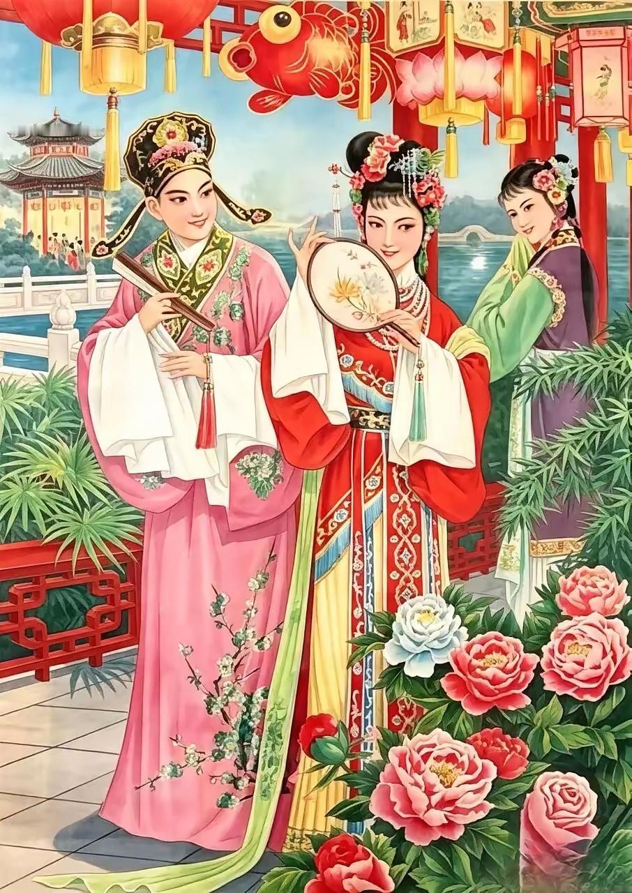 古装戏曲年画欣赏