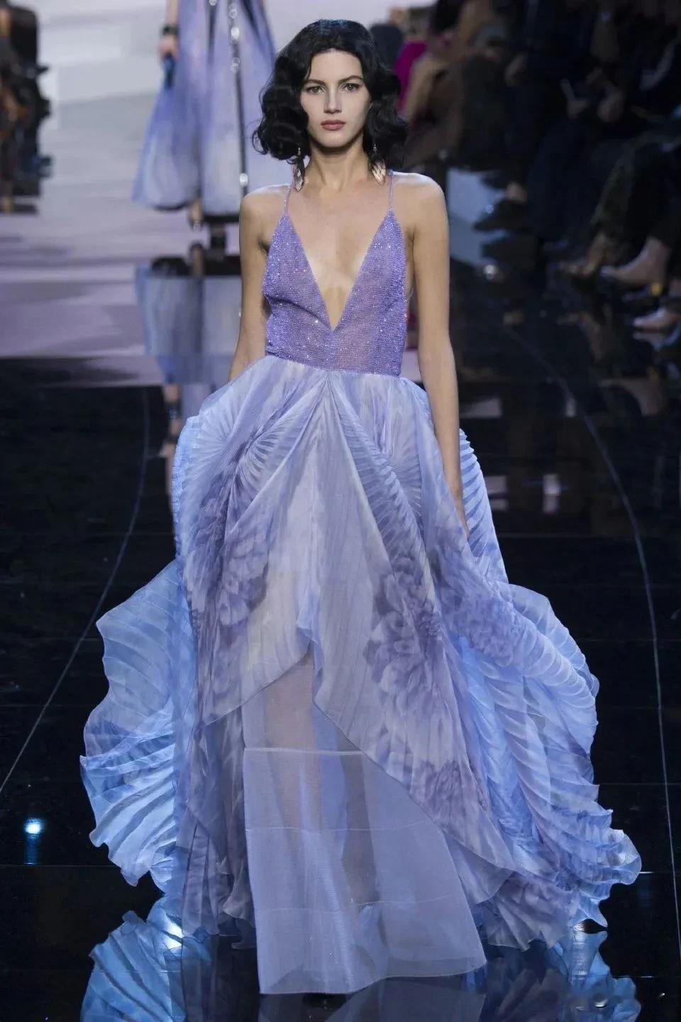 美翻了！谁能抗拒阿玛尼紫？Armani Privé 2016春夏高定系列阿玛尼高