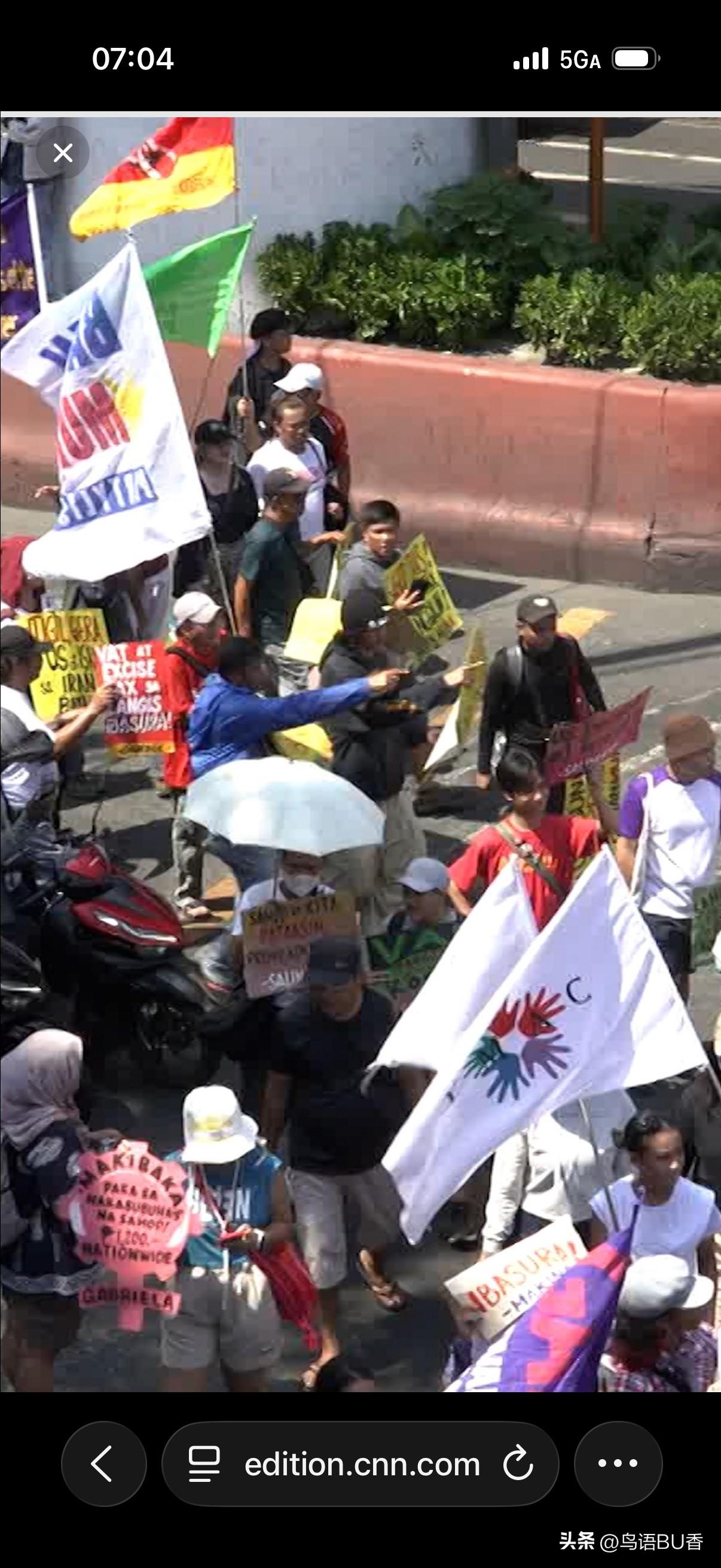 菲律宾人，情绪不稳定哦。因国际原油价格大幅上涨，导致菲律宾汽油价格上涨，菲律宾人