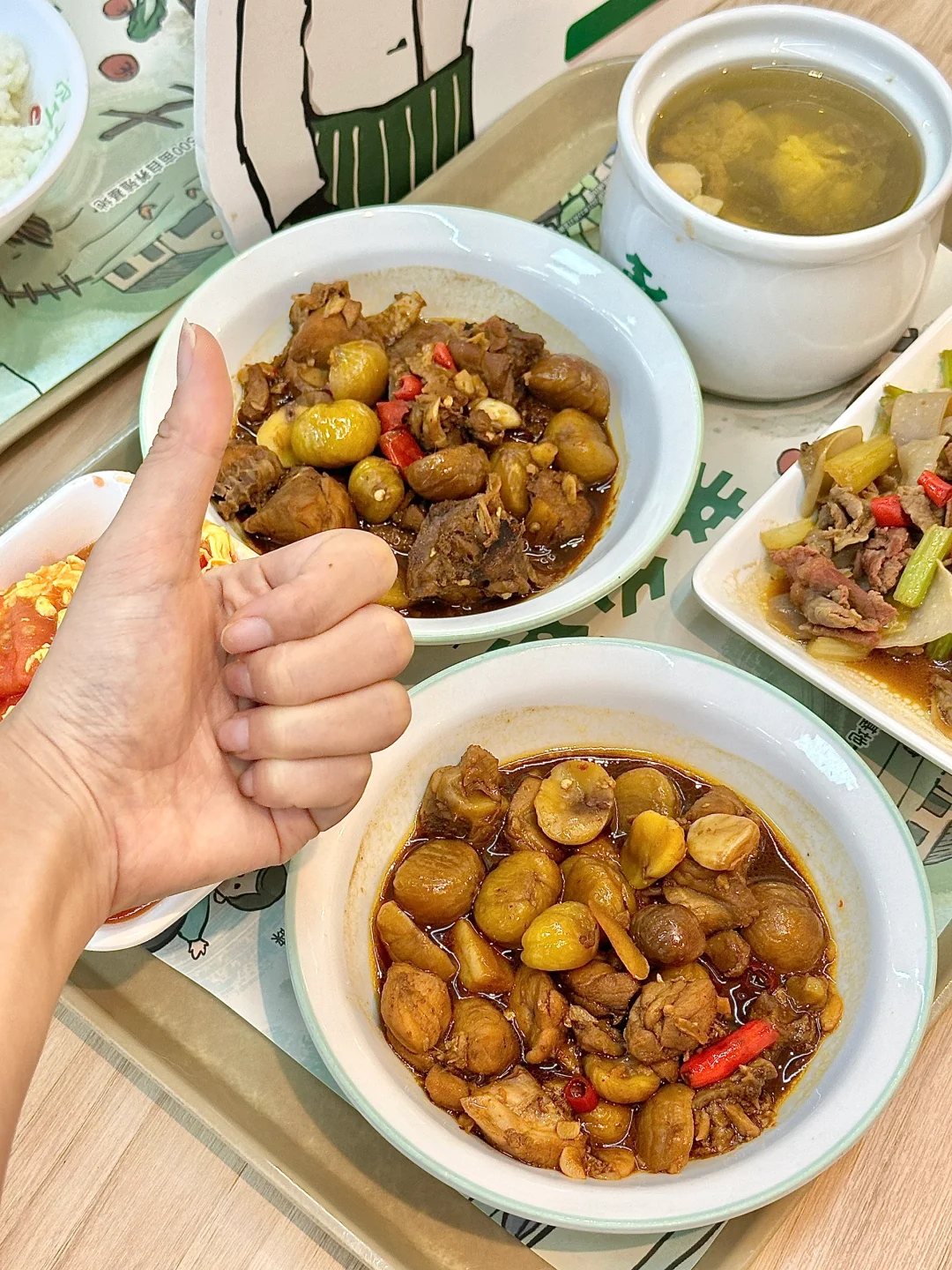 老乡鸡真宠粉！！又凭本事吃上板栗烧鸡了🥹！！