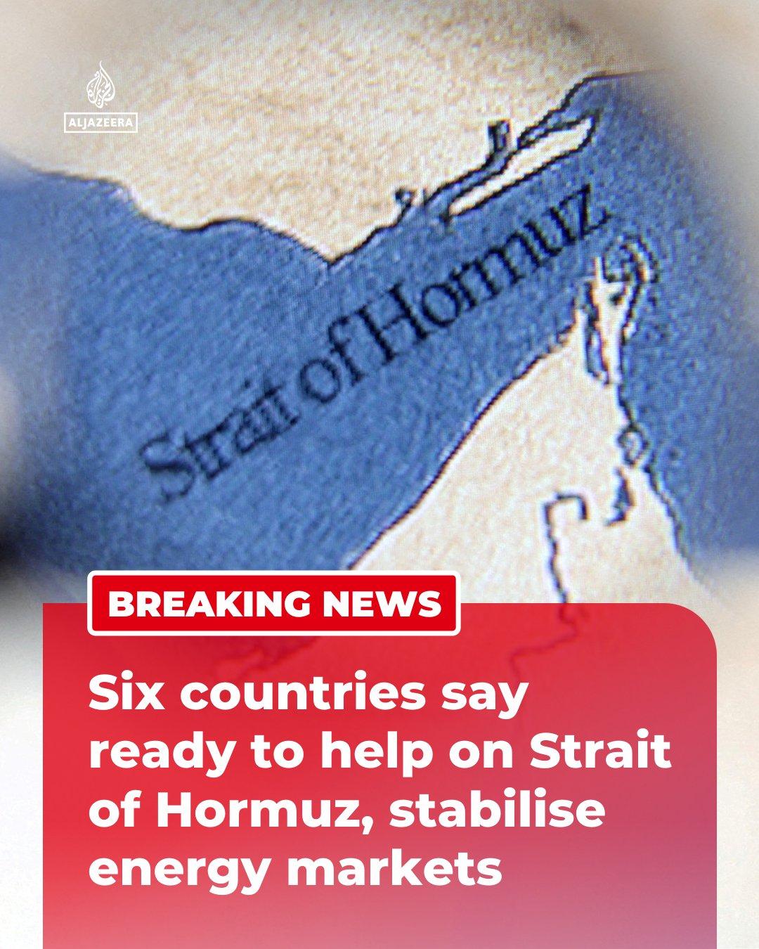 准备参战了吗？
多家媒体消息：英国、法国、德国、意大利、荷兰和日本表示，他们将采