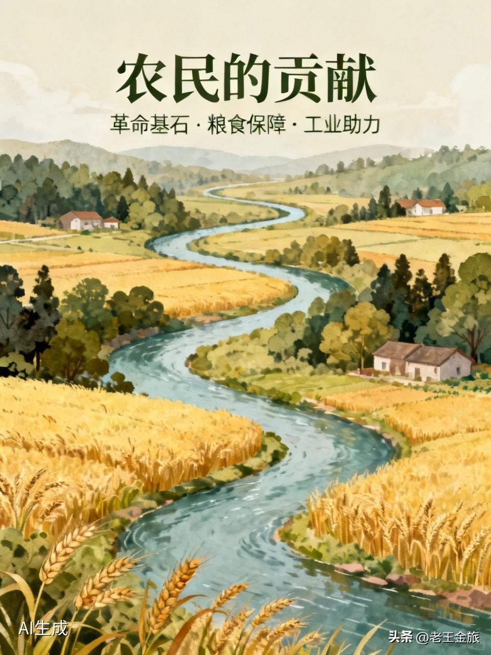 农民绝对是对国家作出巨大贡献的群体。从历史看，革命年代红军、八路军等主要由农民组