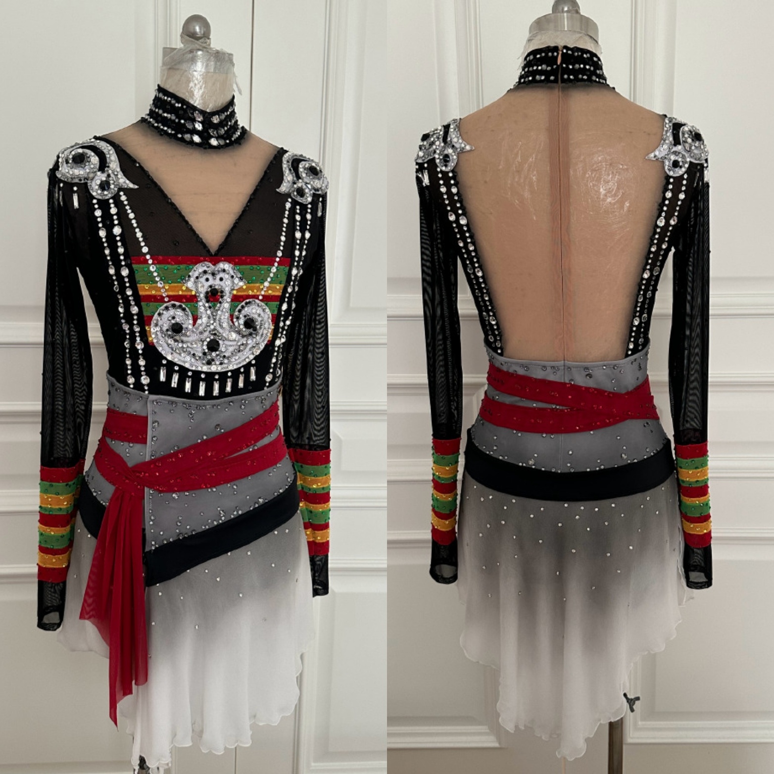 陈清闰收集花样costume 2026-27赛季自由滑古彝之歌+折梅听雪录服装来