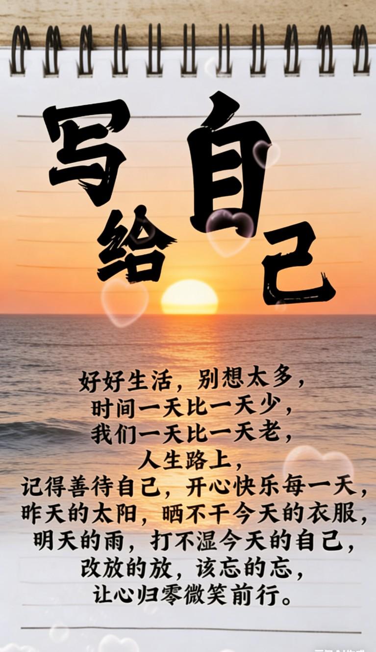 人生不过就是：
回不去的昨天，
忙不完的今天，
想不到的明天。
不恋过往，
不负