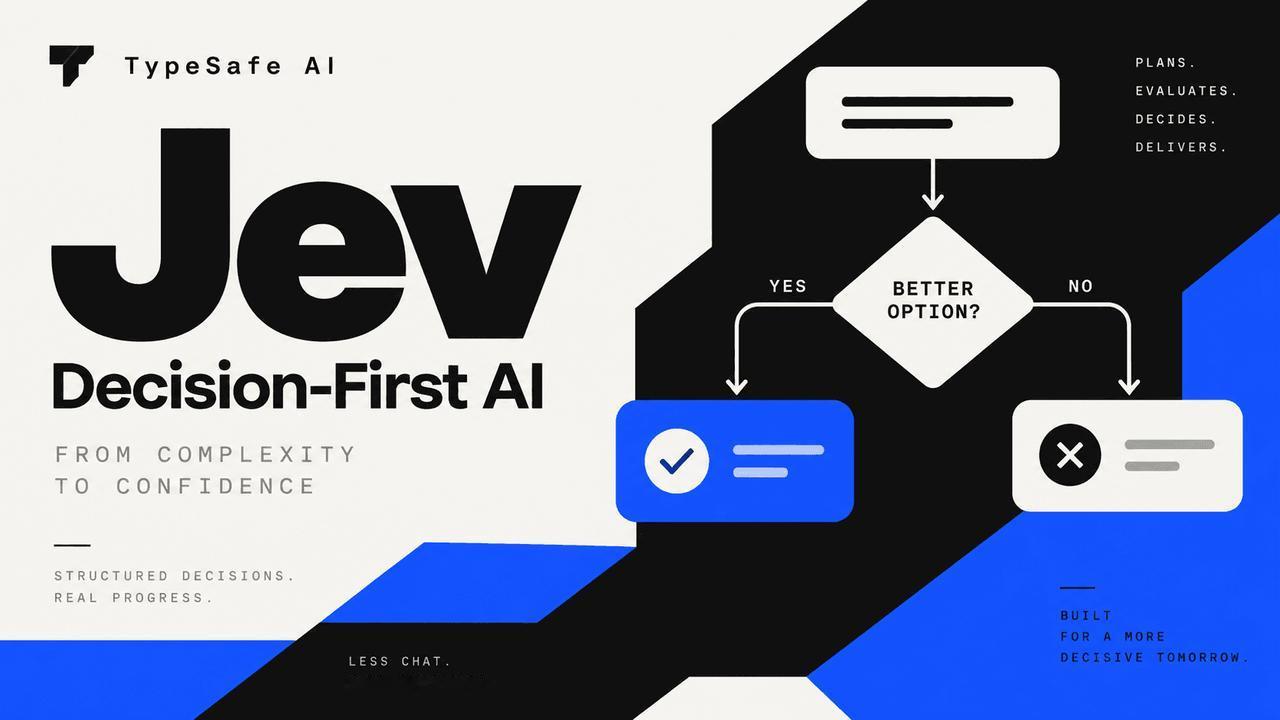 Jev是TypeSafe AI推出的首款“System One”判别式模型，专为