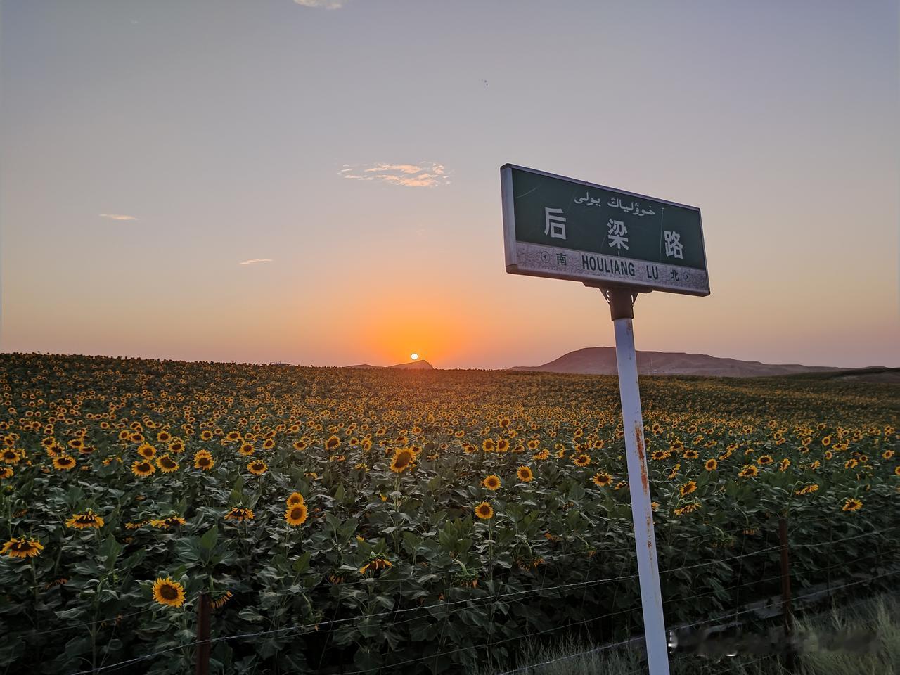 乌鲁木齐的家人们，快来石人沟后梁路打卡，最好选择早晨十点前，晚上八点至十点太阳快
