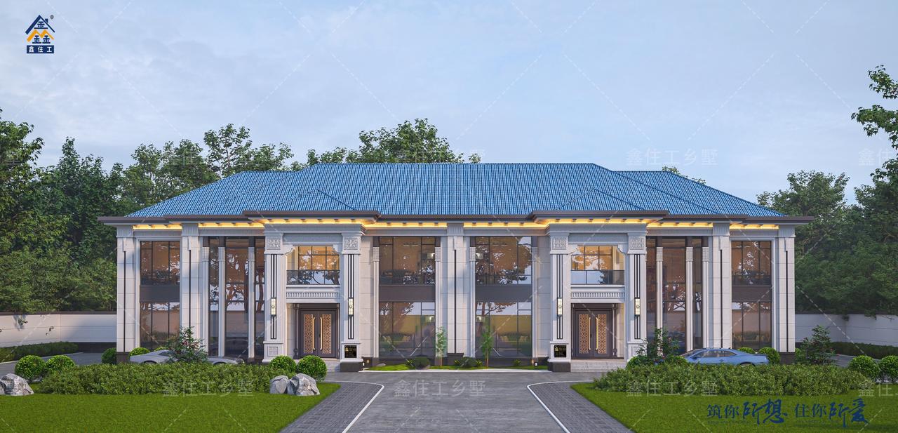 鑫住工佳得美最新案例：新中式风格  占地面积：440m²