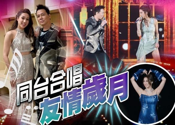 【On.cc】謝天華驚喜現身做嘉賓　鍾嘉欣自爆「第一次」畀咗佢藝人鍾嘉欣上周六於