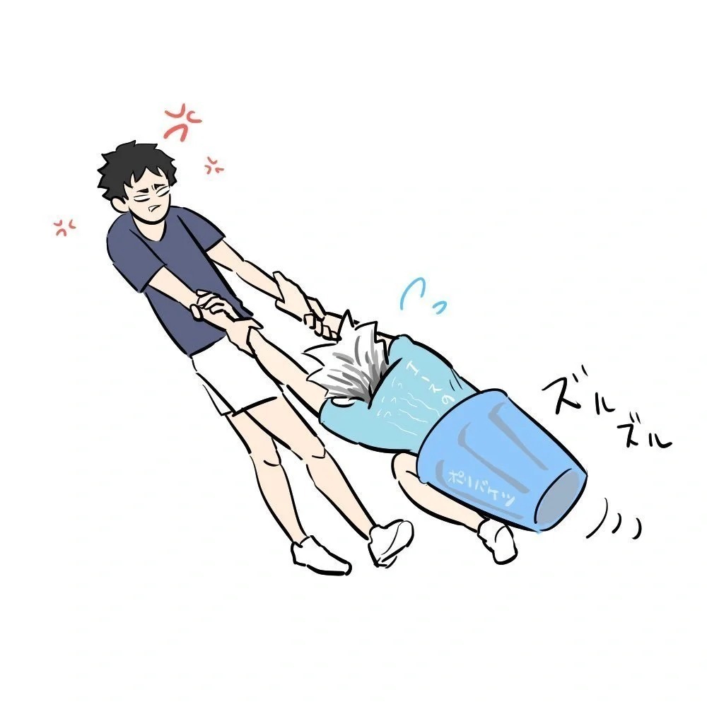 排球少年兔赤小剧场，太可爱了哈哈哈哈动漫仲夏狂欢季  cr:choco_rei_