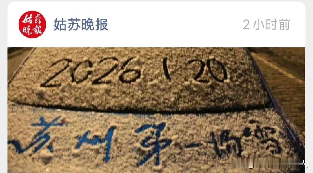 今年的苏州第一场梅花雪真下的吝啬，连片别墅的屋顶上后几排有，前几排没有，好象是看