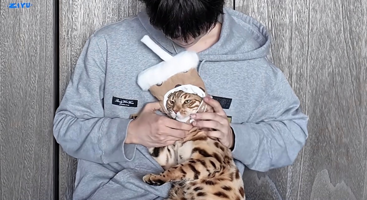 爸爸扎紧点 紧点好看 