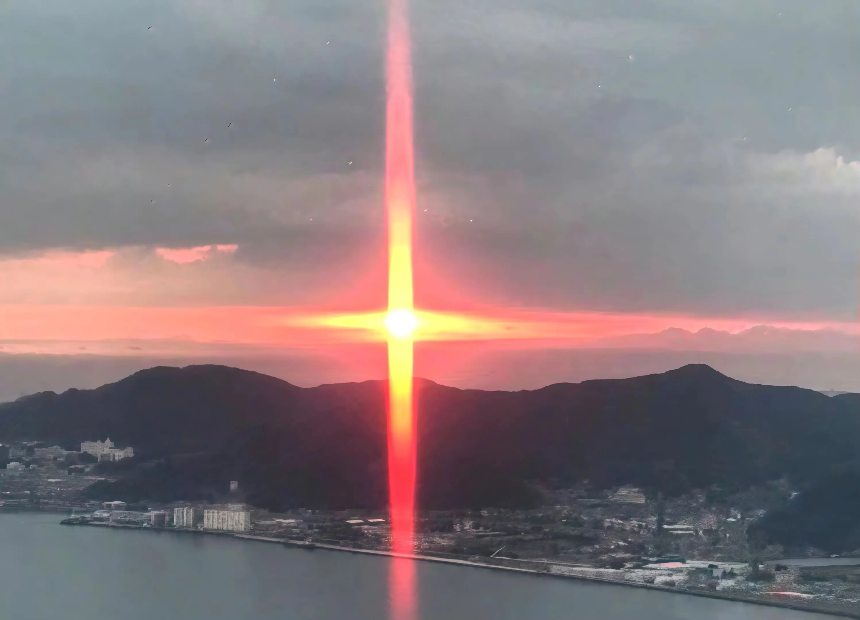 平常人看到的日出与海迷看到的日出。