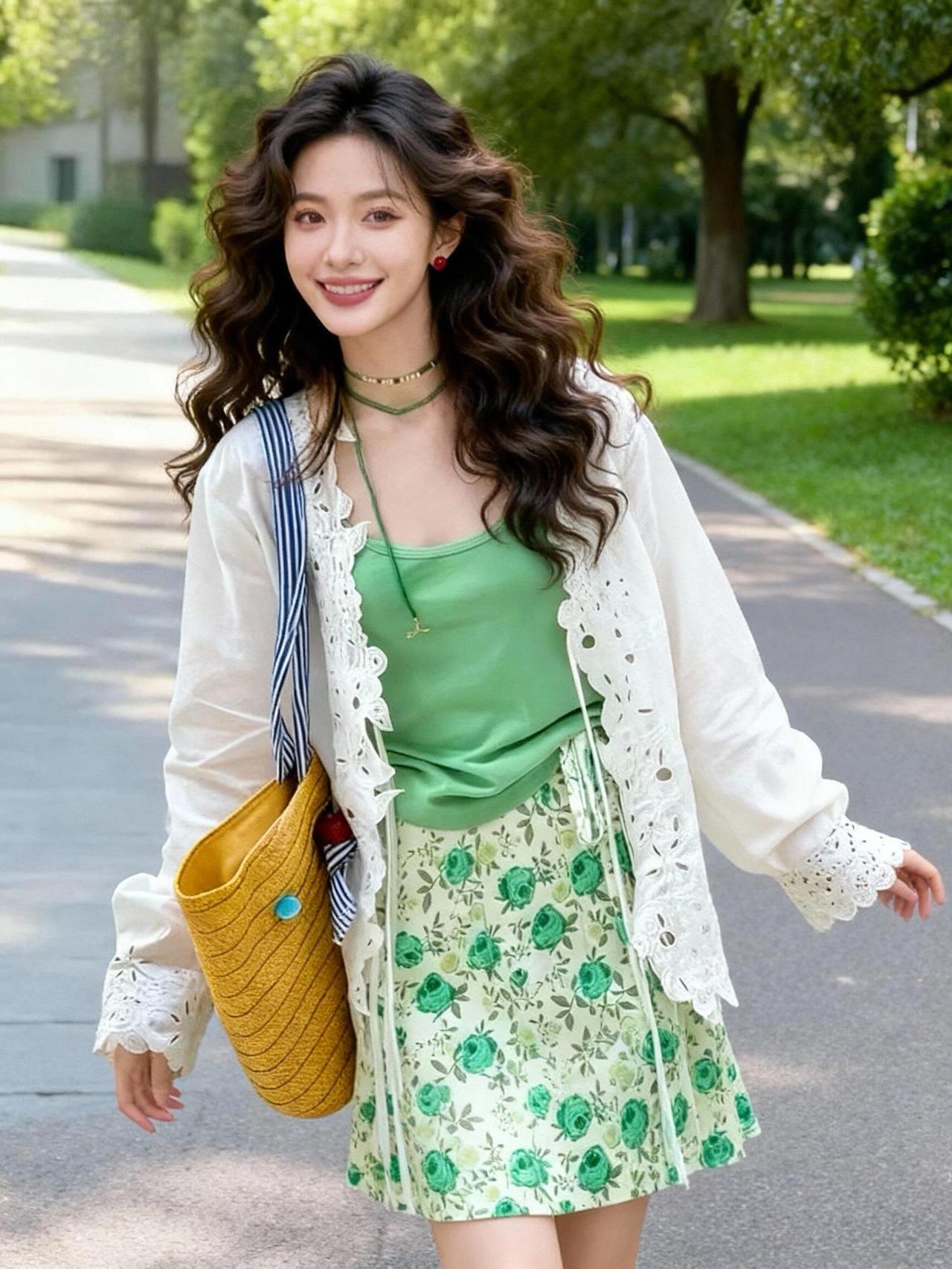 夏日清新穿搭