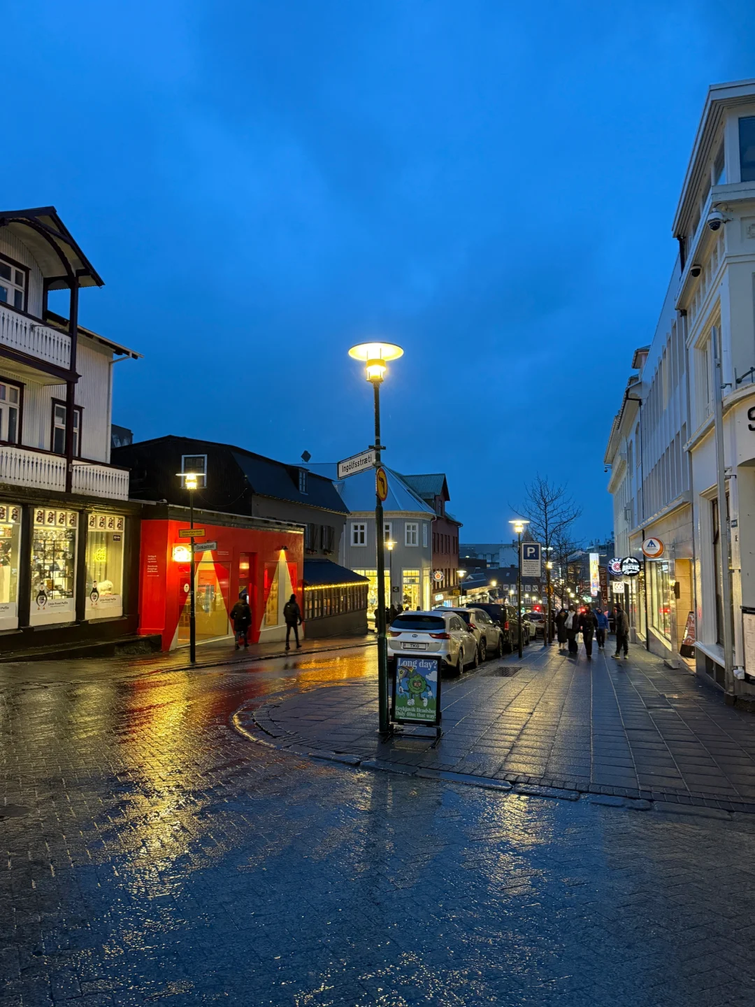 下雨天的冰岛街头🇮🇸蓝调live