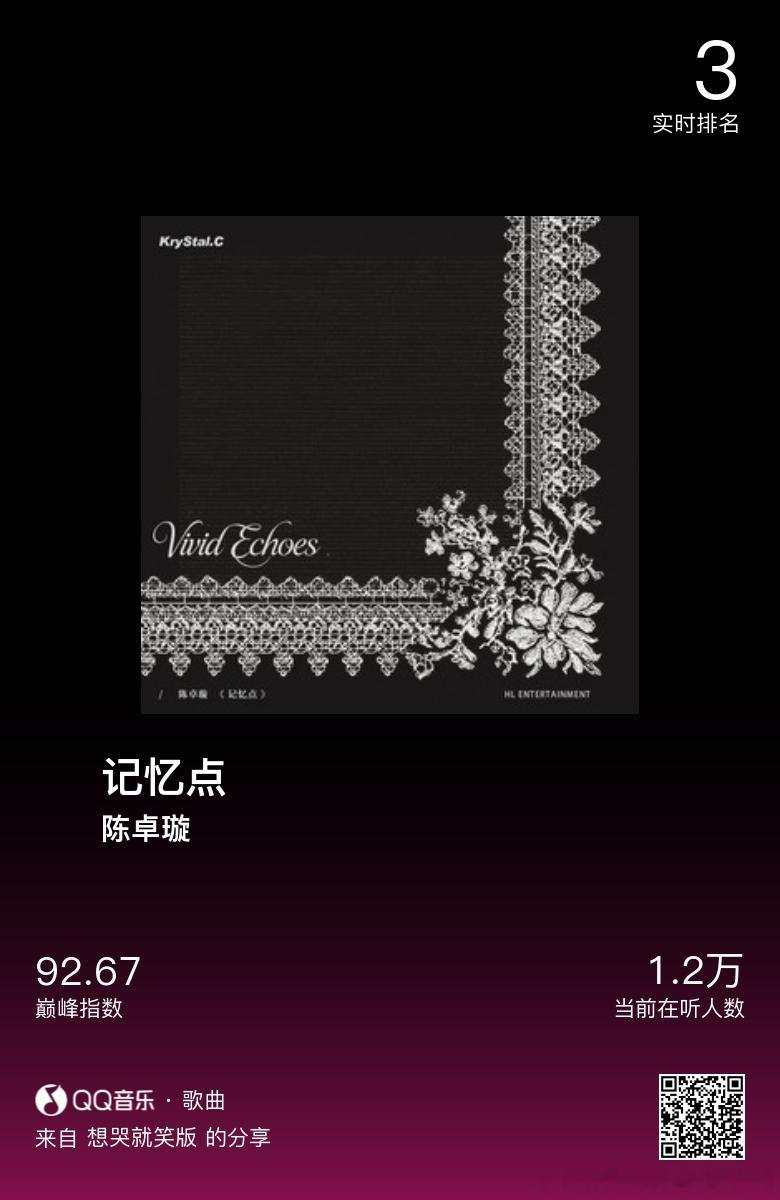 好听~陈卓璇记忆点爆！ 