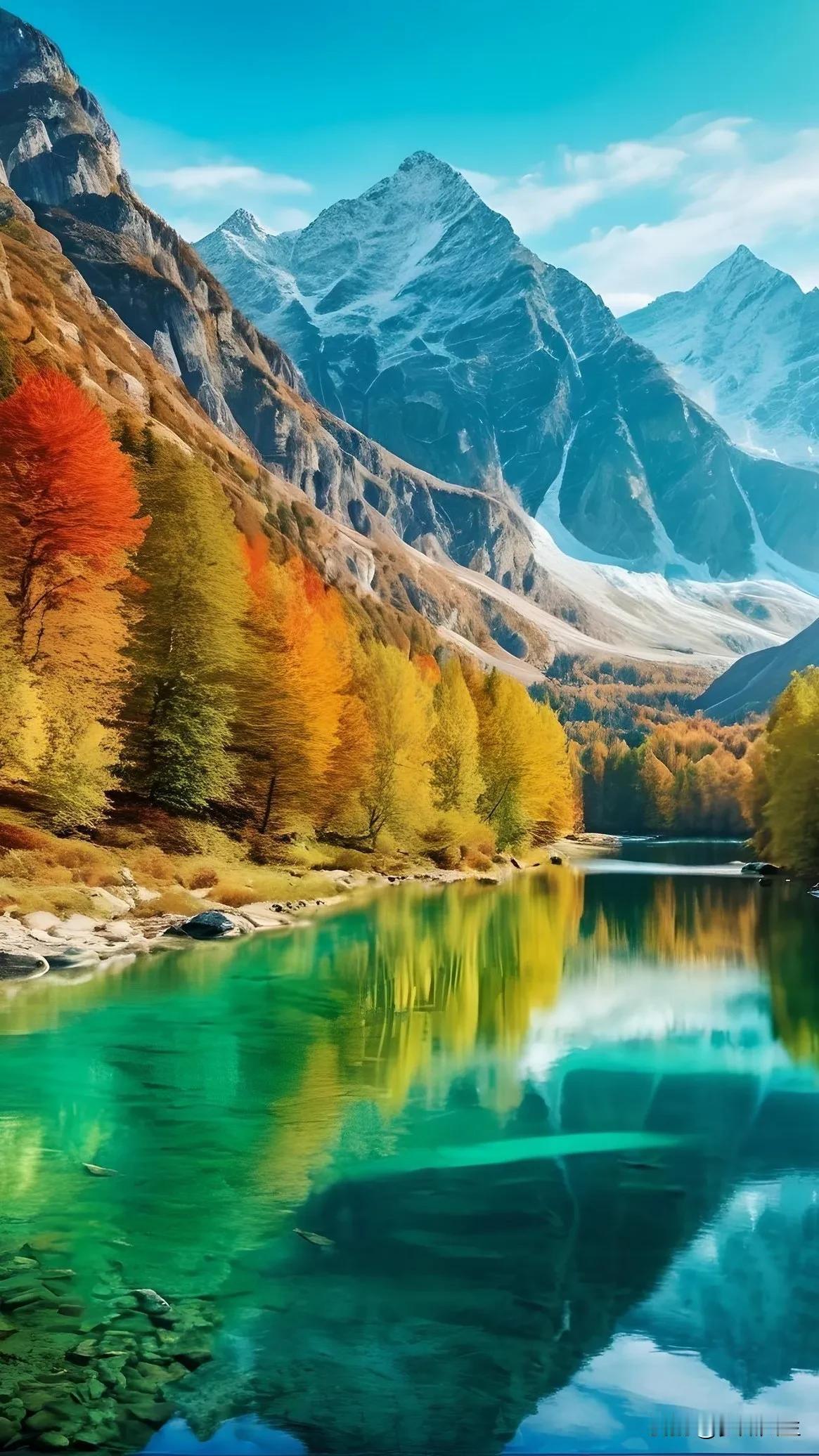 #秋季日常随手拍##随手拍秋季景色# #秋日湖畔美景！# #随拍秋日生活# #手