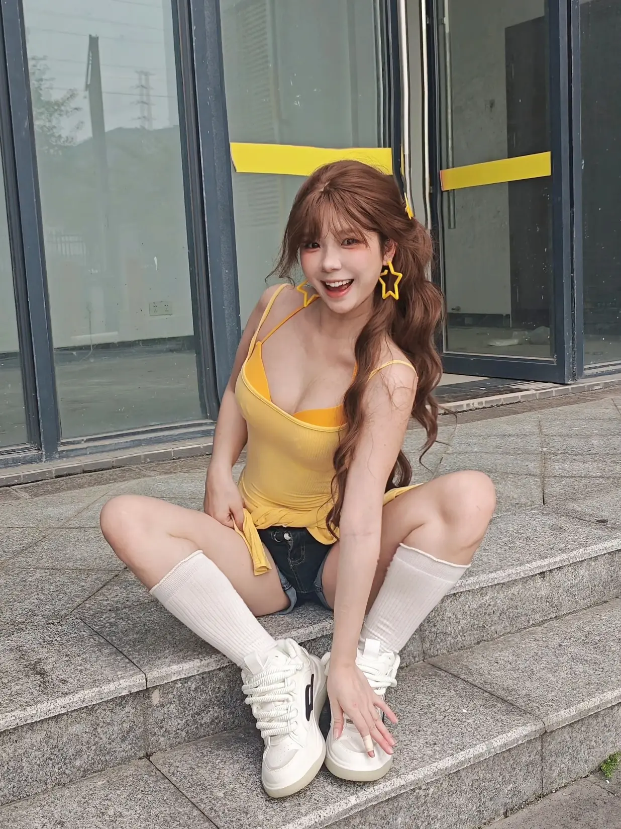 我任何时候都很漂亮。