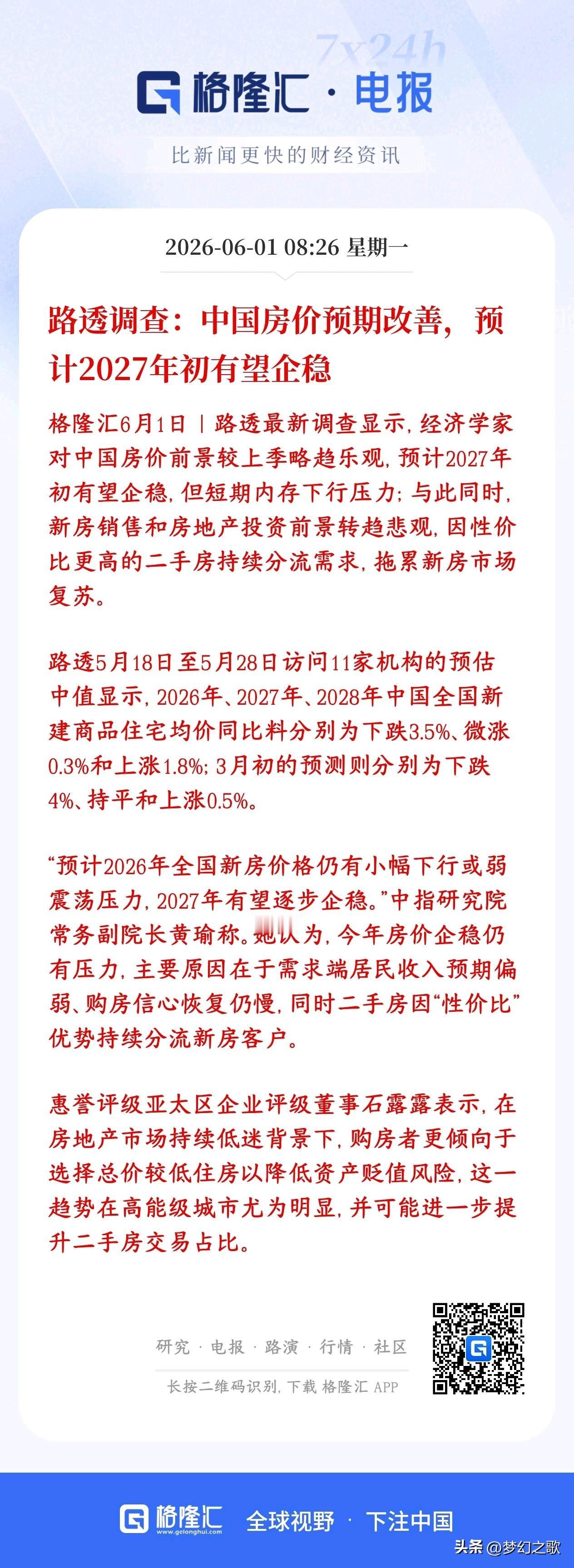 经济学家预测房地产企稳，房地产或迎来机会
经济学家预测，今年房价还会小跌，202