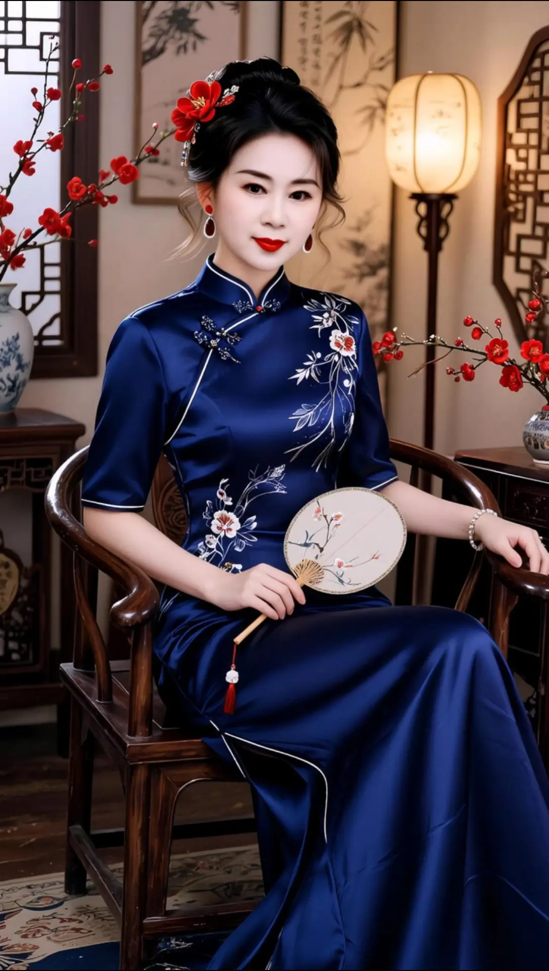 AI古典旗袍写真 随变ai随便玩