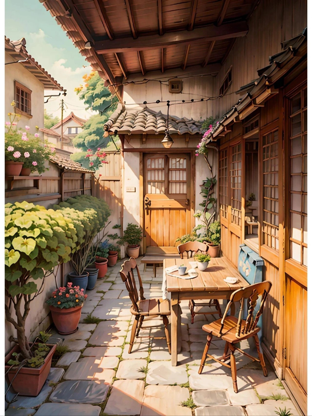 我以为，最美的日子，当是晨起侍花，闲来煮茶，阳光下打盹，细雨中漫步，夜灯下读书，