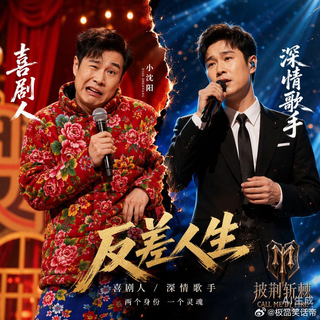 有一说一，这次《披哥》一公队长名单里最让我乐呵的是小沈阳。一个东北喜剧人，初舞台