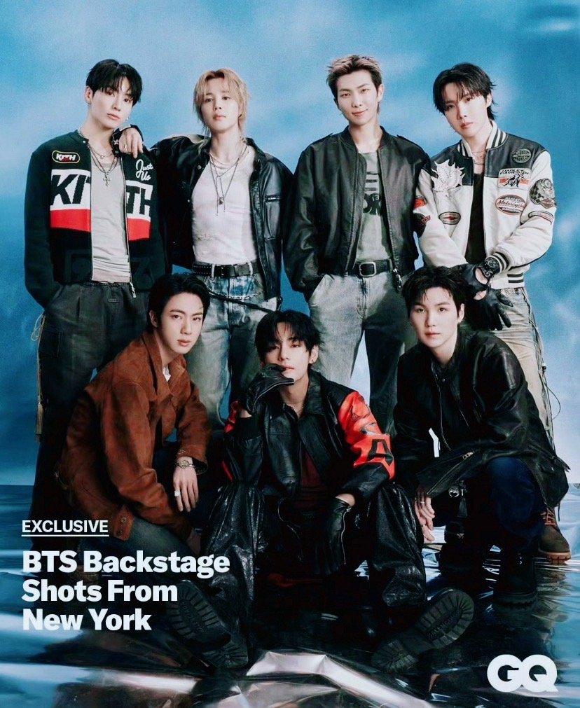 谁懂啊！BTS这组GQ新画报直接把我帅晕在原地🥹 皮衣、牛仔、麂皮的混搭太有美