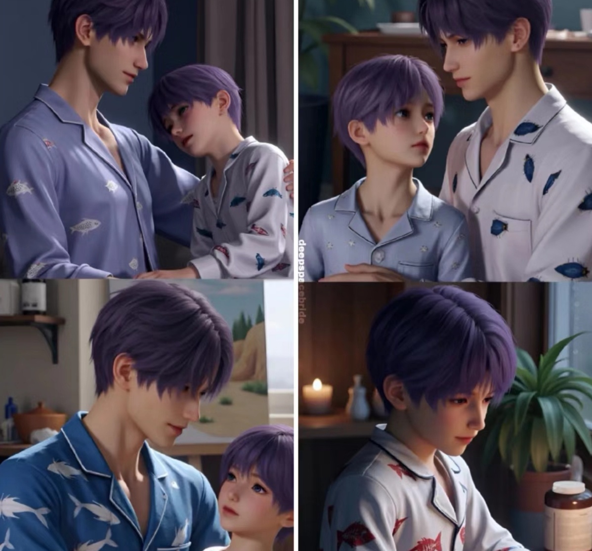 深空全员带娃？！可爱炸了，这就是强势帅哥基因吗[舔屏]？大家觉得谁会是天生女儿命