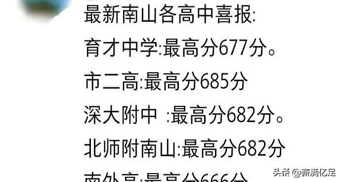 出分那天翻榜单时才猛地意识到，离开“四大”的光环，深圳二梯队也在重排：老八大里能