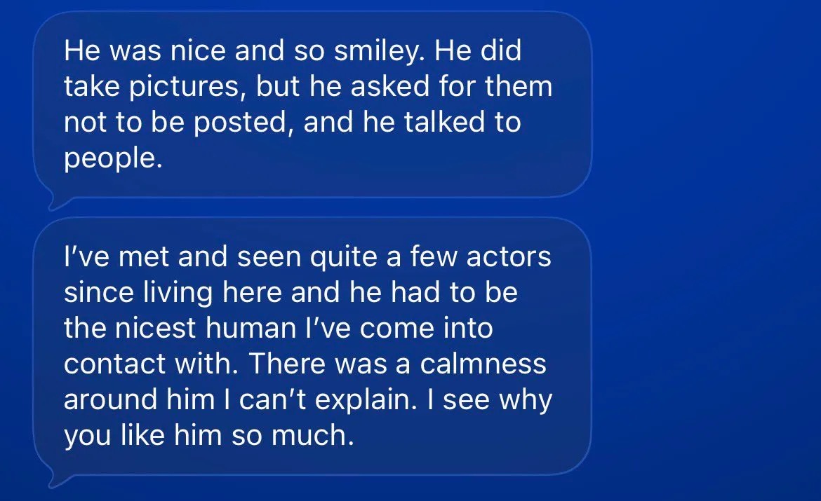 Connor 大家都说他人爱笑也是最好的人 会聊天也会拍照  会希望人不要发感谢