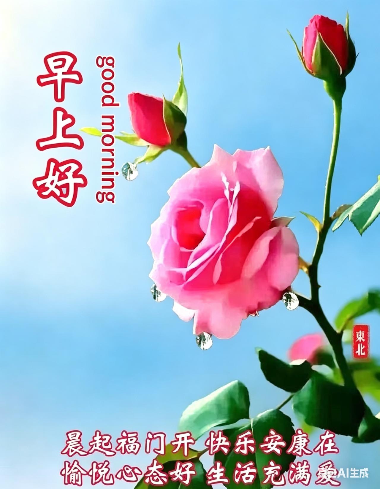 秋意渐柔，月华初藏，
晨露寄暖，中秋在望，
心纳吉庆，岁岁安康！
 
🍂🌹?