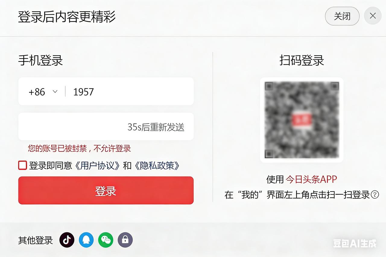 给创作者一次改错机会，别让封禁成为终点。作为在今日头条耕耘了许久的创作者，当他们