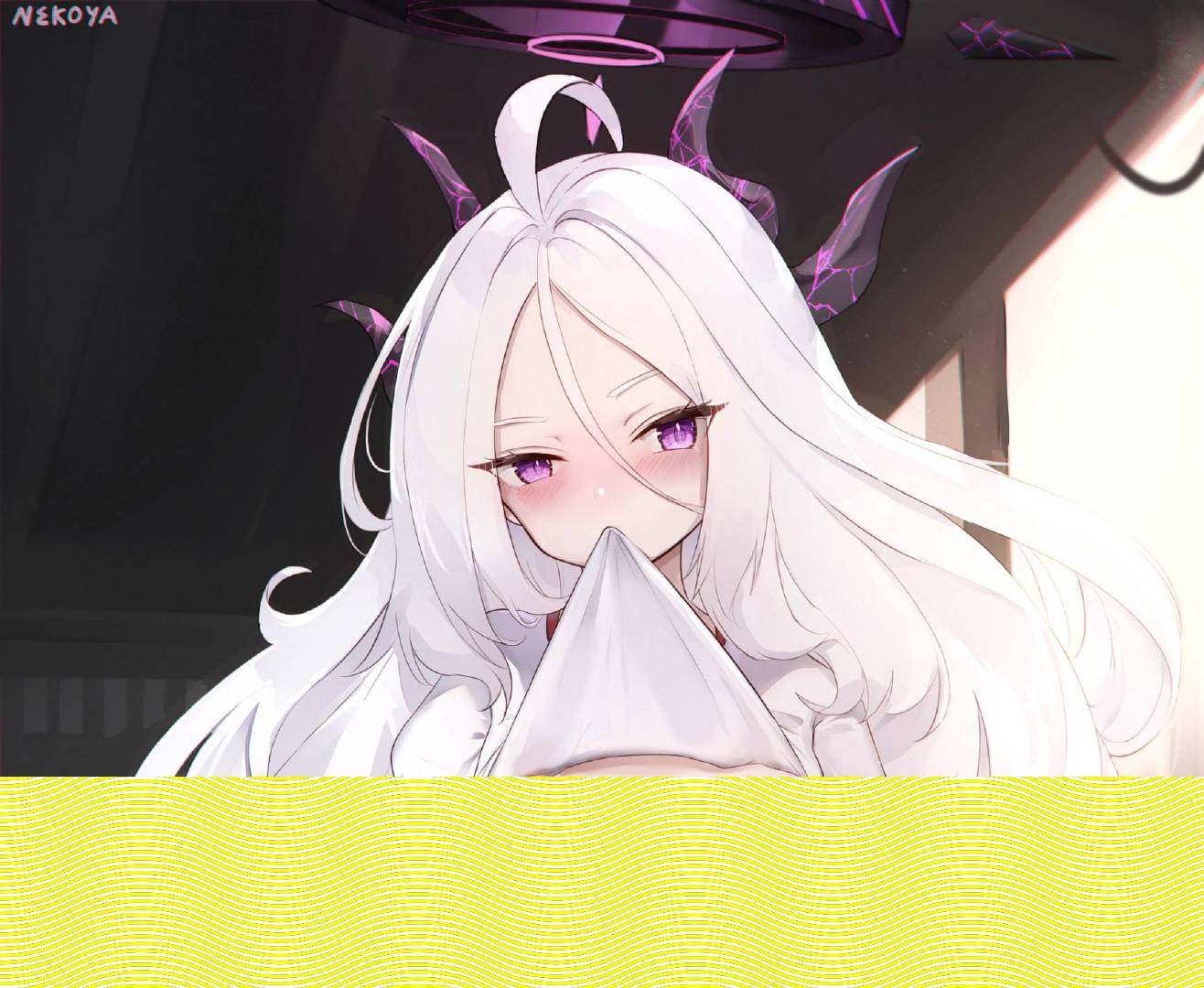 空崎日奈——碧蓝档案——画师: 猫屋(NEKOYA)，