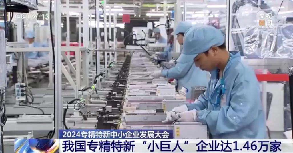 超额完成2025年的1万家目标！我国已累计培育小巨人企业1.46万家。

专精特