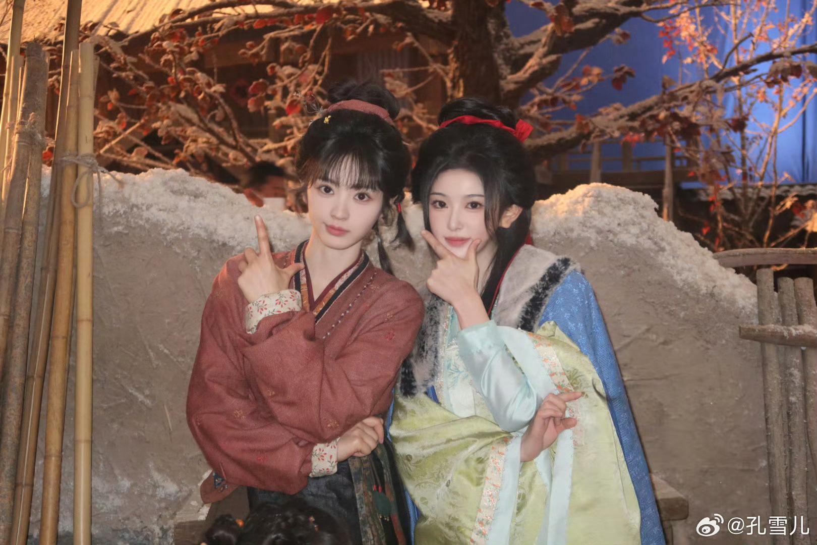 孔雪儿孔雪儿说最好的人就在身边 孔雪儿说最好的人就在身边，好养眼的两位 