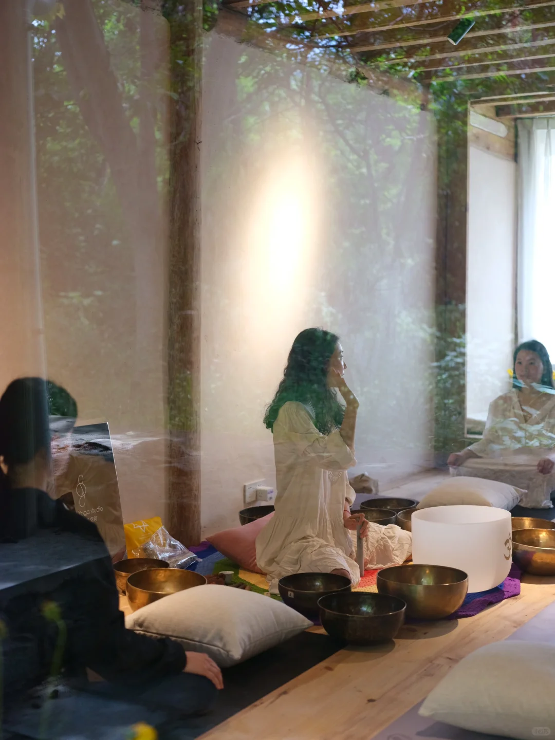 新月🌙森林颂钵沙龙 ～你收获了什么我不知道💓 但当下我是圆满的 感...