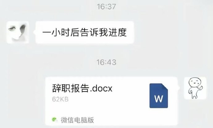 00后的工作态度belike： 