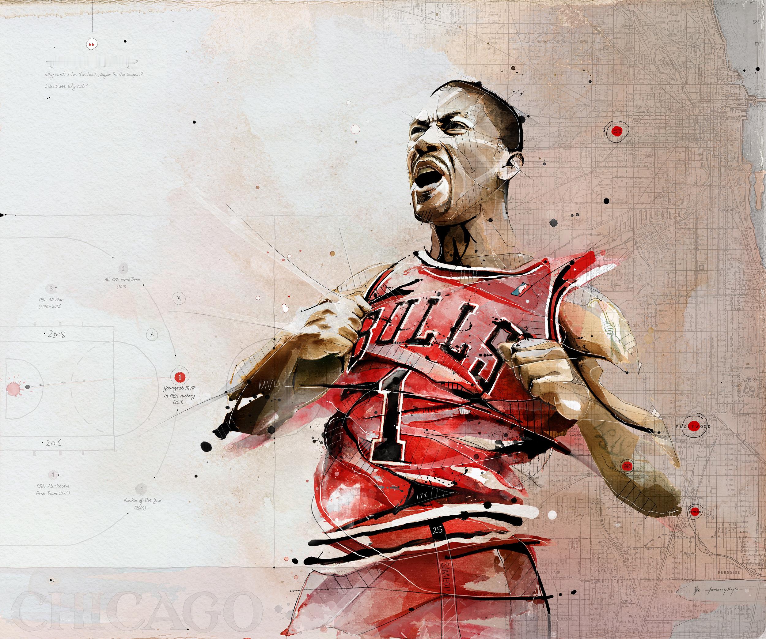 NBA Derrick Rose 