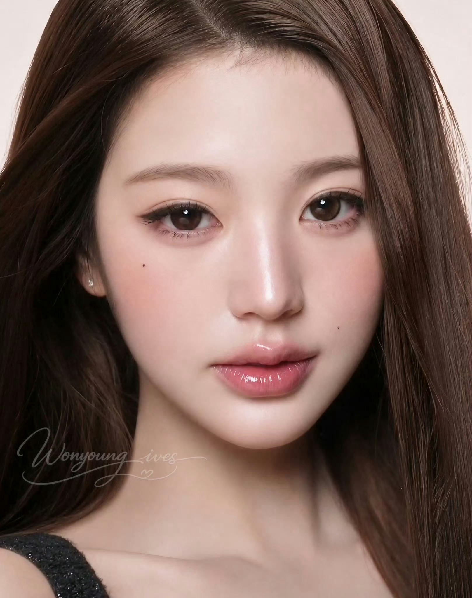 怎么会有人的眼睛长这么漂亮 妩媚两个词完全就是为这个女人而生…… 