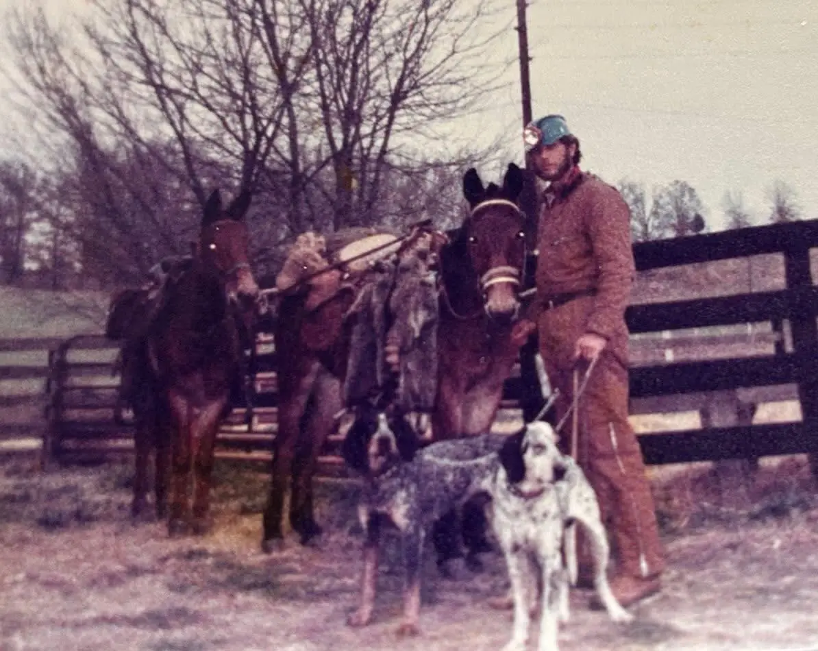 80年代Bluetick coonhound