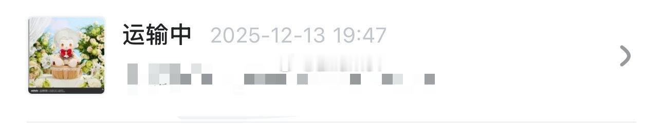 这次发货好早！我以为要等到明年🥹 