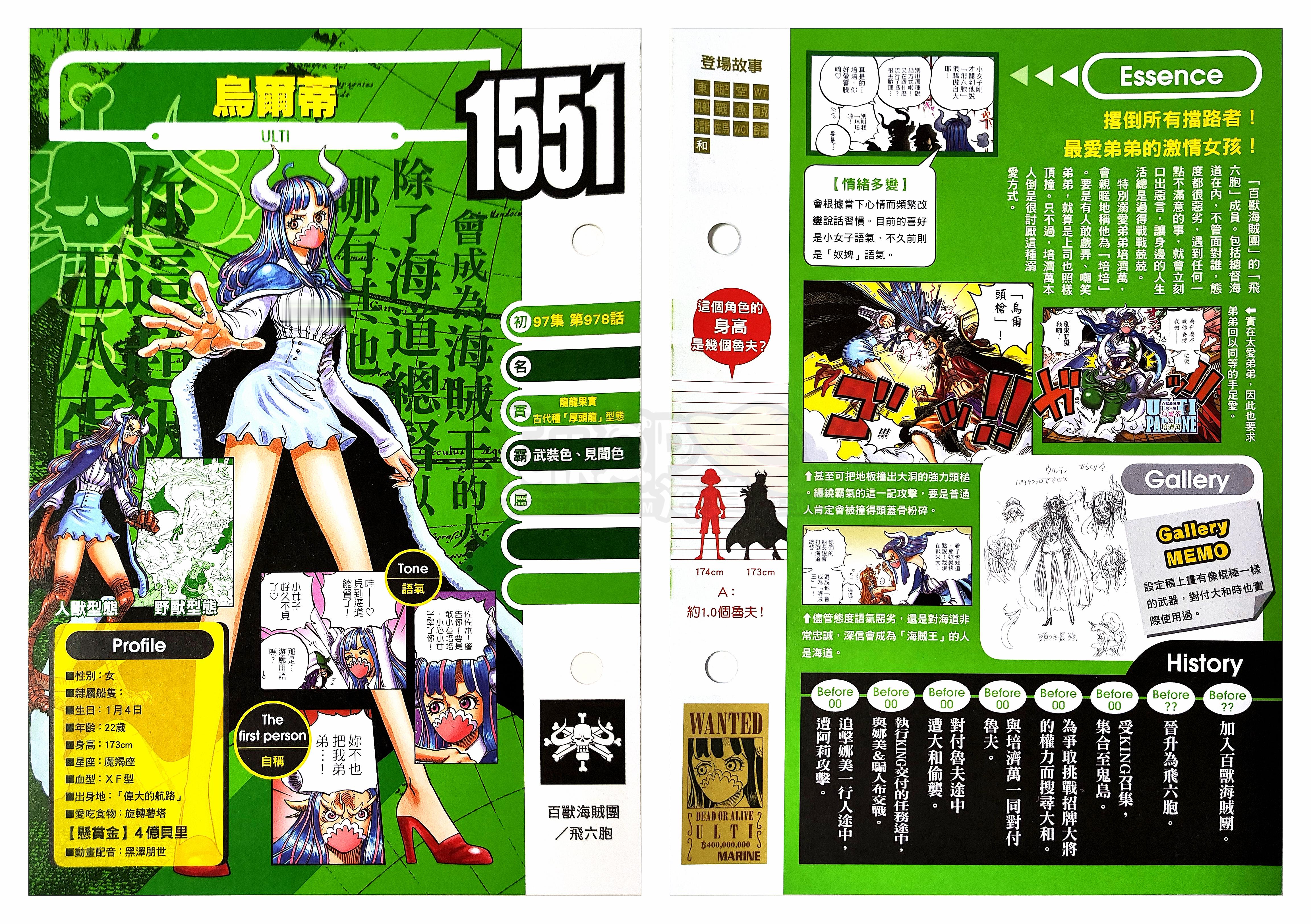 今天1月4日是百兽海贼团飞六胞之一、动物系·龙龙果实·古代种·肿头龙形态能力者、