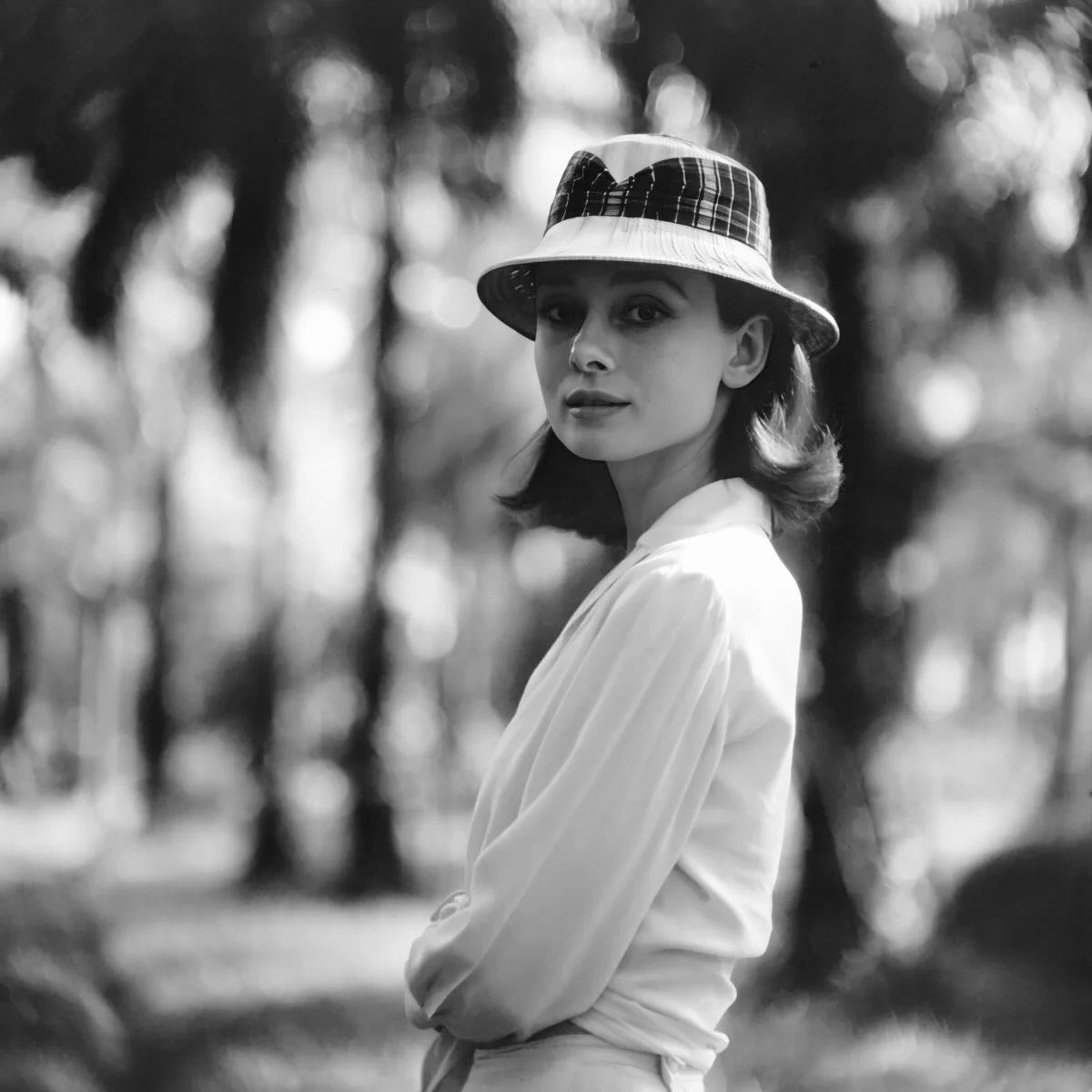 Audrey Hepburn photographed during the f