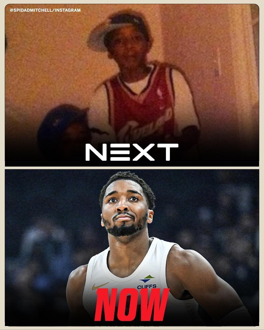 骑士米切尔nba詹姆斯 一定是特别的缘分[心]我猜米球王小时候穿的应该是老头的球