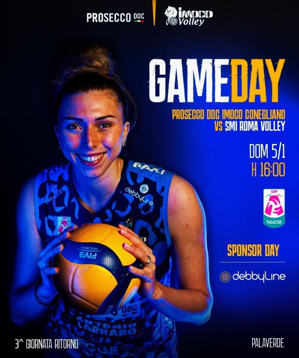 朱婷[超话]  GameDay 意大利女排联赛  ⚔️科内利亚诺🆚罗马票已售罄