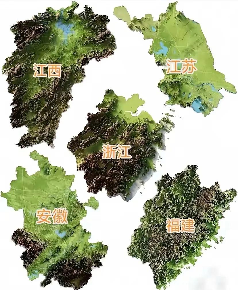 从地形来看，江苏是你想打就打；江西只要你打进去了就行；安徽你想打一半不难；浙江你