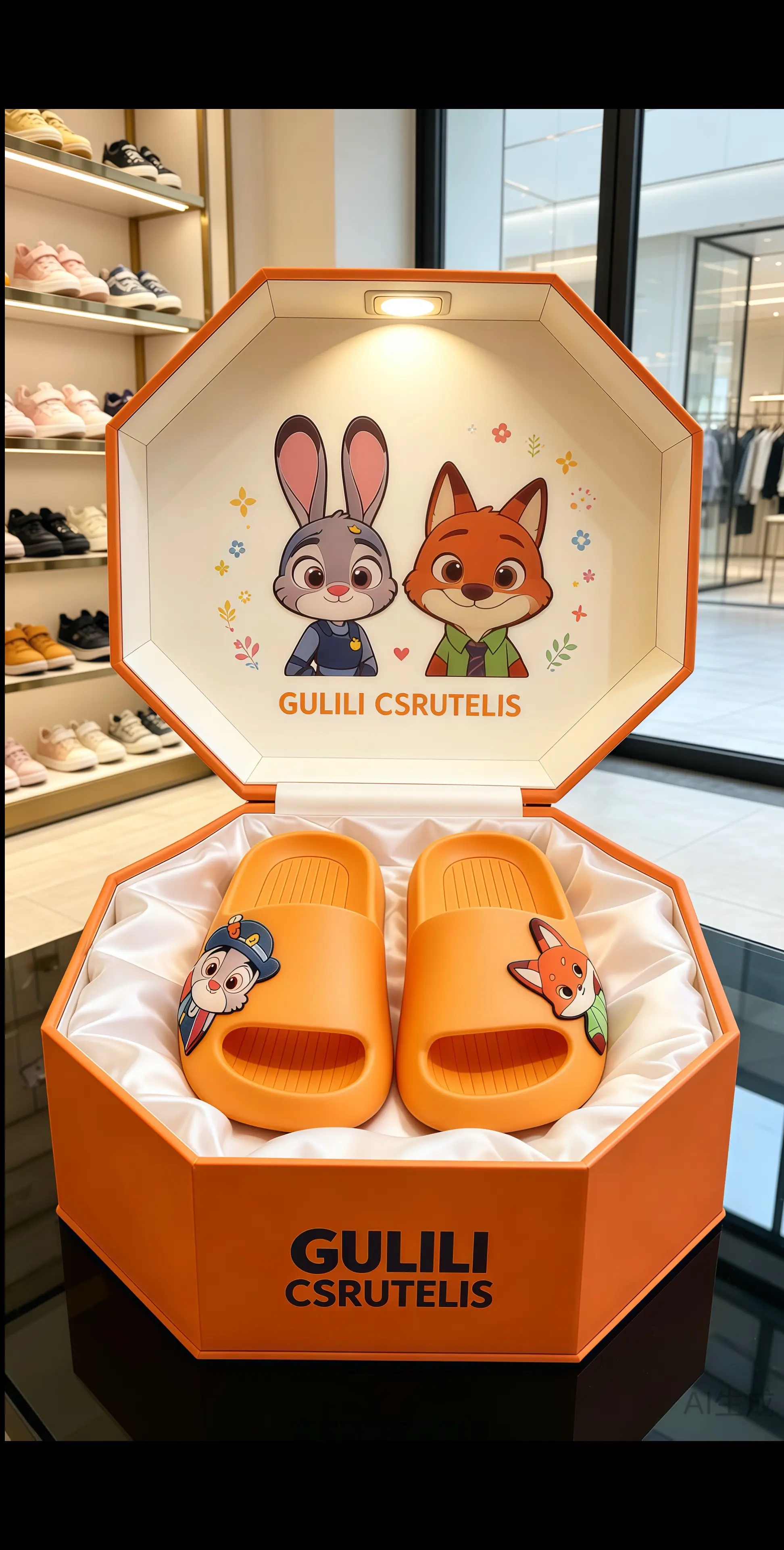 亲子拖鞋洗澡拖鞋 儿童拖鞋卡通拖鞋 朱迪尼克