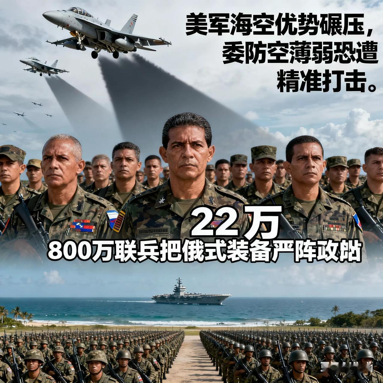 炸锅！委官员直言与美开战撑不过2小时，后手藏不住了
 
福特号航母压境加勒比海，