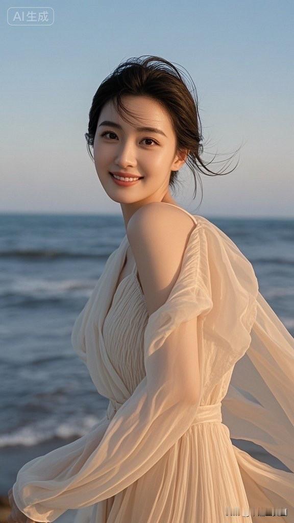 海边度假风，优雅草帽与飘逸长裙的完美搭配，尽显夏日风情！