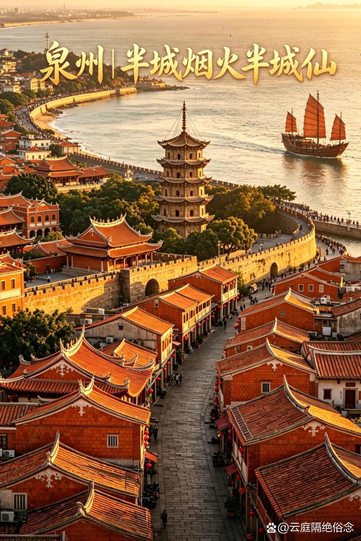 半城烟火双塔影，一巷闽南千年情
 
世间古城万千，唯有泉州，把千年禅意与市井烟火