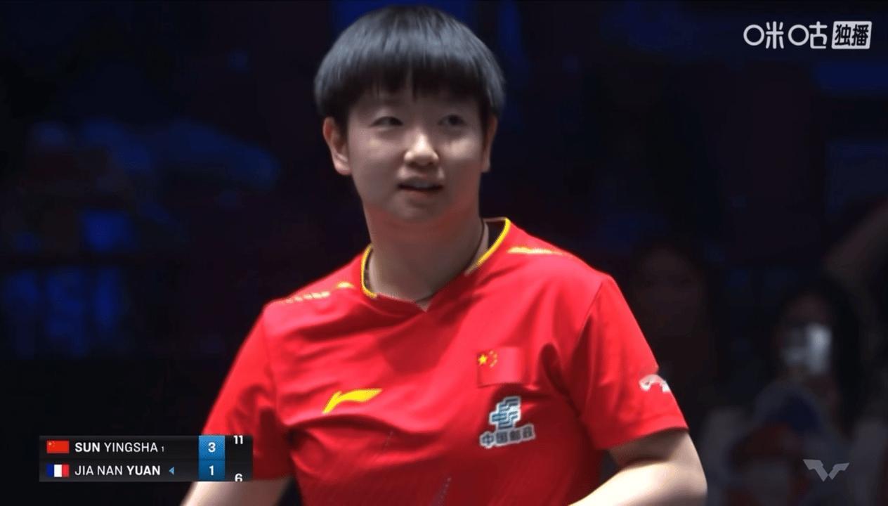 WTT欧洲大满贯瑞典站2025 女单1/16决赛：🇨🇳孙颖莎3比1袁嘉楠🇫